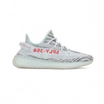 Giày Thể Thao Yeezy 350 Xám kẻ xanh nhạt