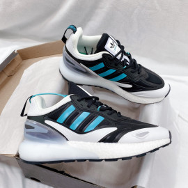 Giày Adidas ZX 2K Boost White Black Xanh Rep 11