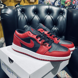 GIÀY JORDAN 1 LOW REVERSE  BRED REP 11