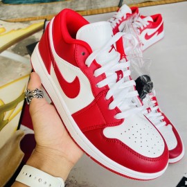 Giày Nike Air Jordan 1 Low Gym Red White