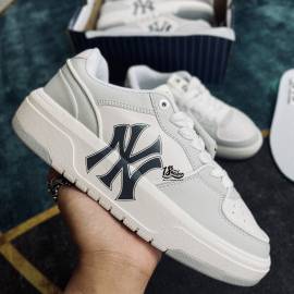 Giày Unisex MLB Chunky Liner New York Yankees Grey Siêu Cấp