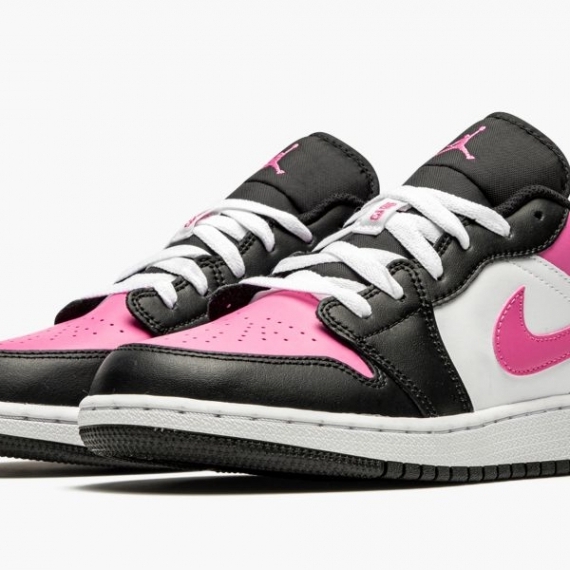 Jordan 1 Low Black Pink Nike Hồng Trắng 1:1