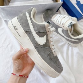 Nike Air Force 1 Reigning Champ Da Lộn Xám Rep 11
