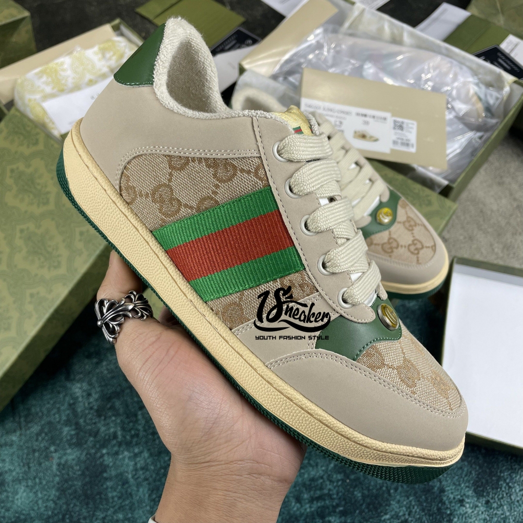 Giày Gucci Sơn Tùng Screener Leather Sạch Like Auth