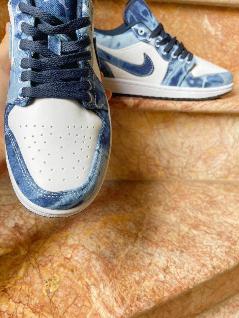 air jordan 1 low denim washed