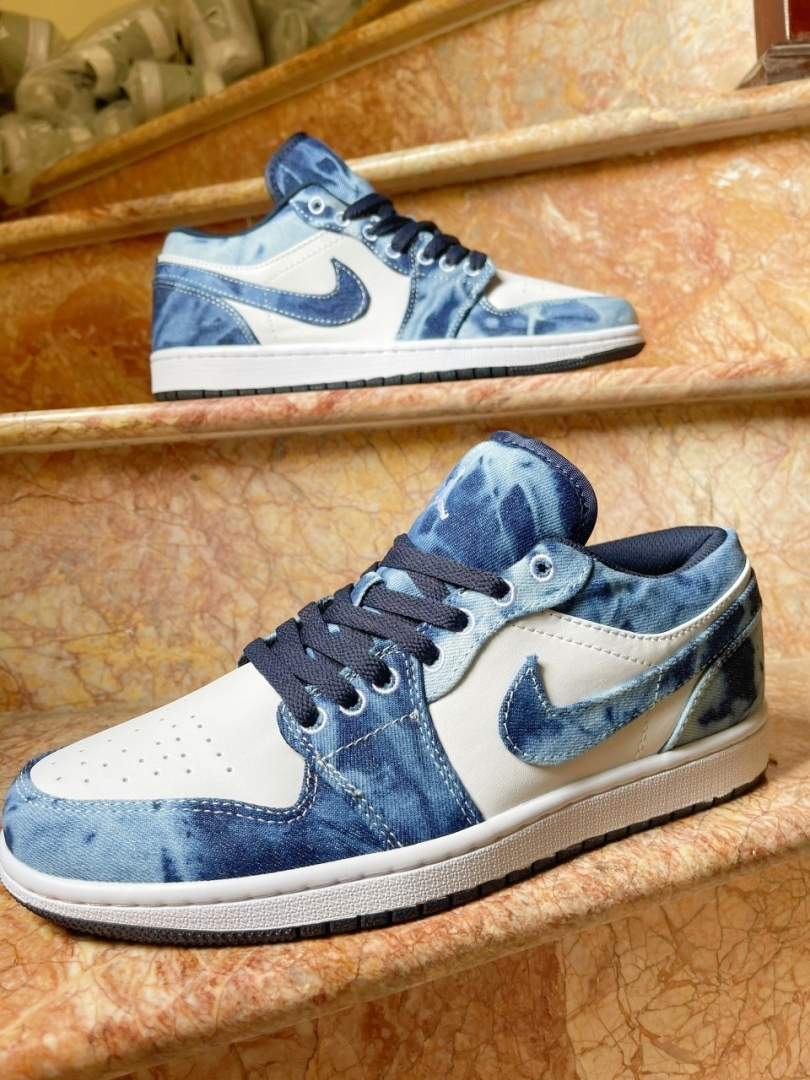 air jordan 1 low denim washed