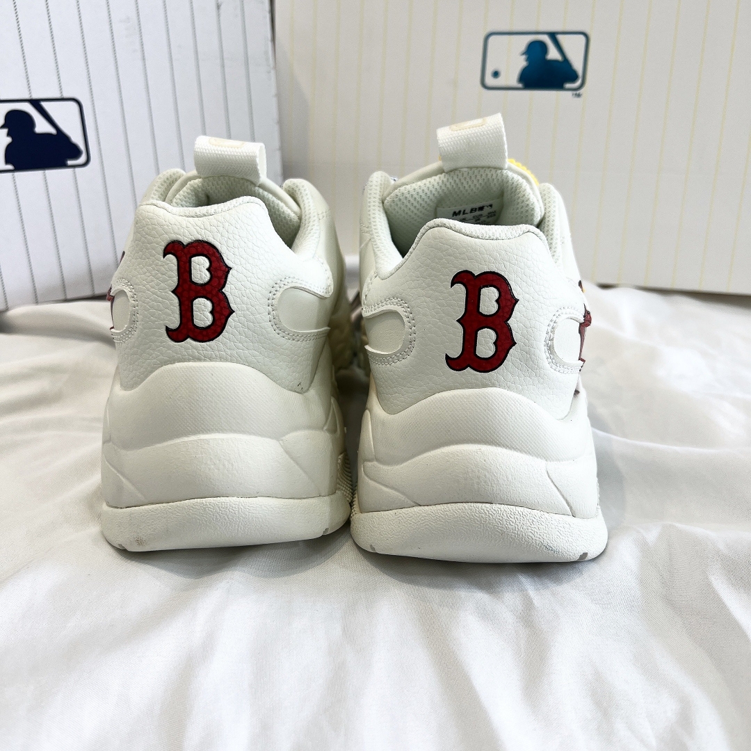 MLB Big Ball Chunky P Mega Boston Red Sox Shoes Baseball Gum Sneakers US  5-11
